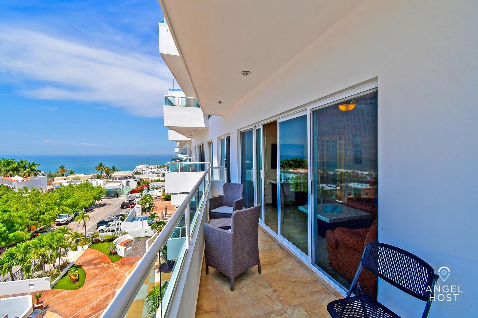 Oceanview Living Space & Balcony With Fiberoptic Wifi! La Paz Luaran gambar