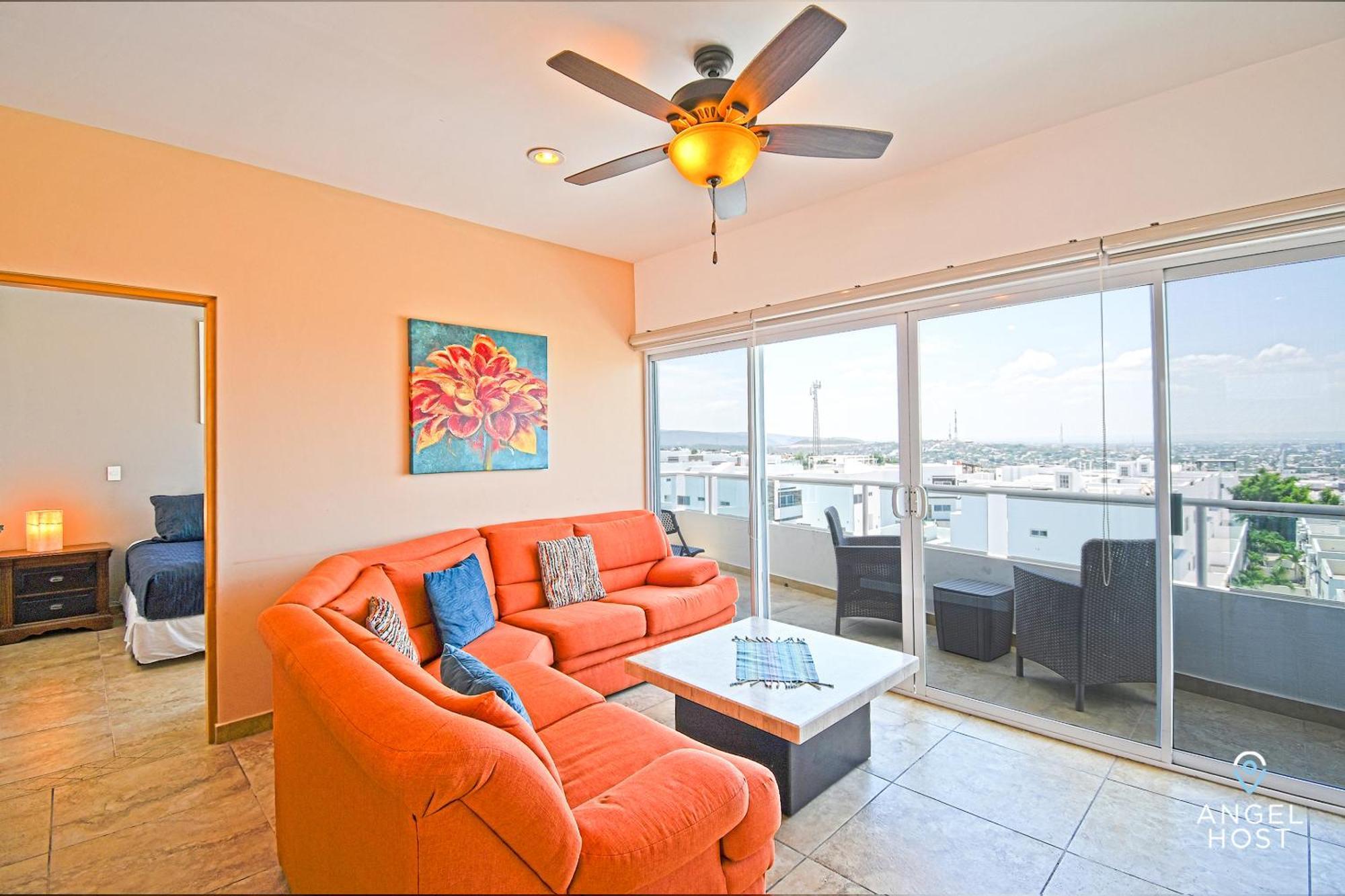 Oceanview Living Space & Balcony With Fiberoptic Wifi! La Paz Luaran gambar